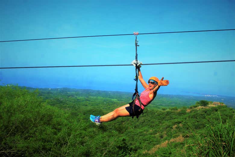 Zip line circuit in Riviera Nayarit