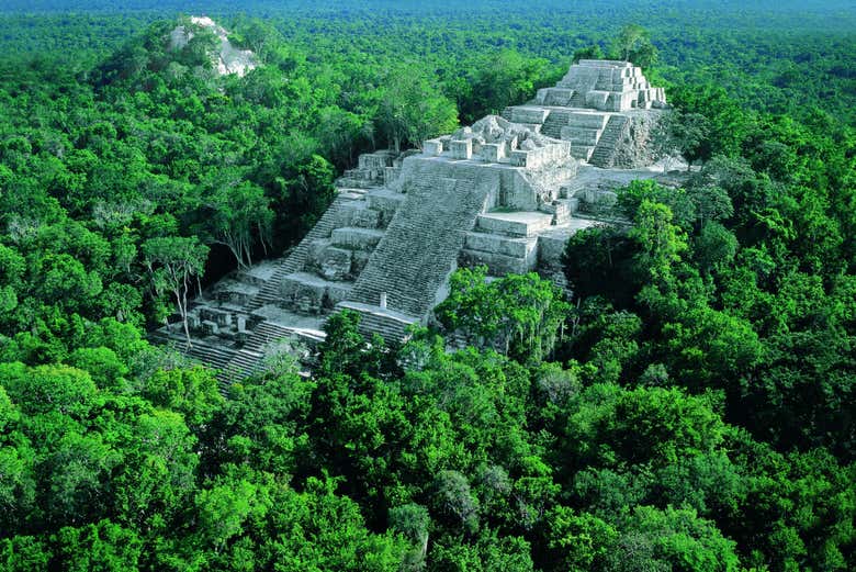 Tempio a gradoni di Calakmul