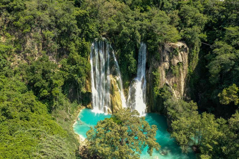 Waterfall Jumping in the Micos River + Minas Viejas from San Luis Potosí