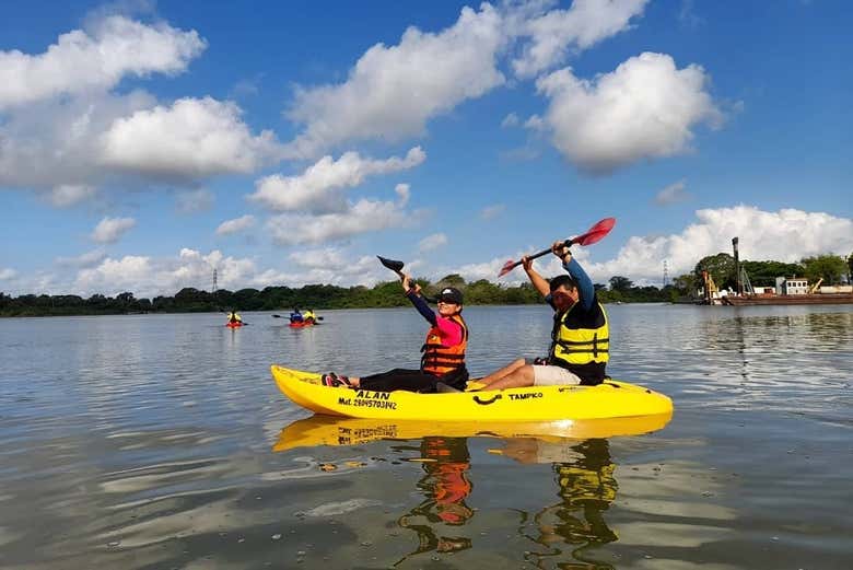 Kayaking in Chairel Lagoon