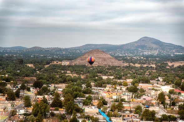 Paseo privado en globo por Teotihuacán