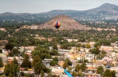 Paseo privado en globo por Teotihuacán