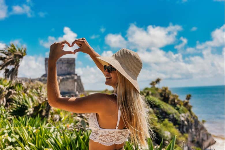 Recorriendo los vestigios mayas de Tulum