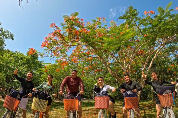 Tour en bicicleta por Chemuyil y sus cenotes