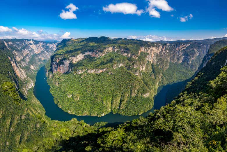 Cânion do Sumidero em Chiapas