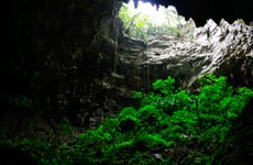 Rappelling at Sima del Cielo