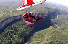 Sima de las Cotorras & Motorized Hang-Gliding in Valle Bonito