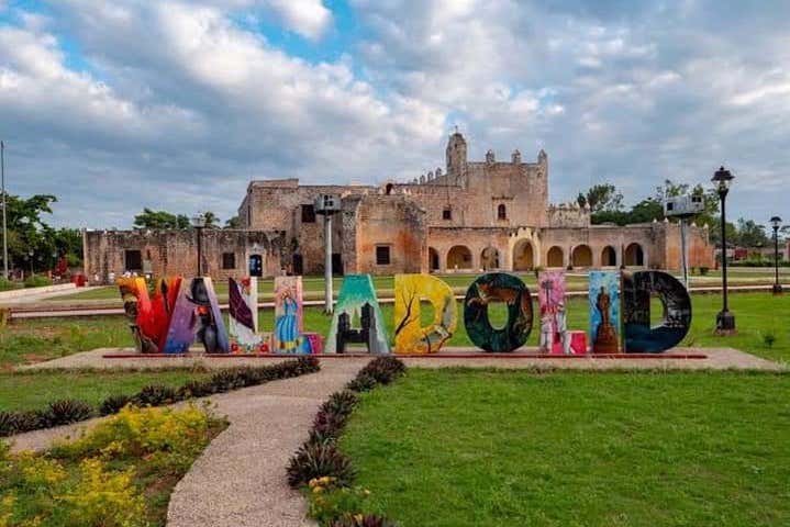 Valladolid's painted letters