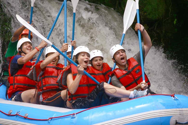 Rafting on Pescados River