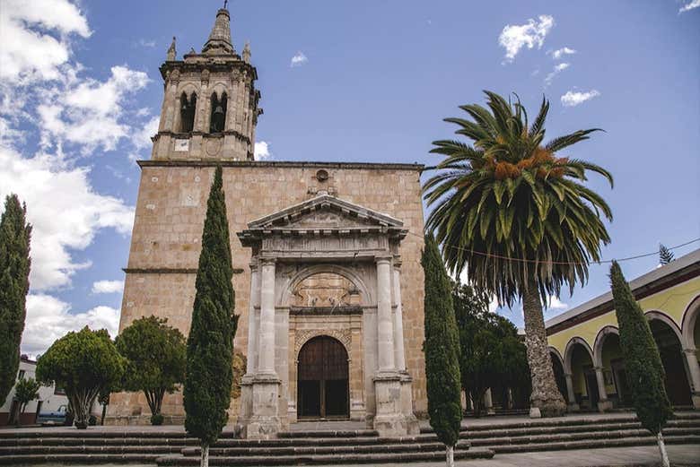 Church of San Juan Bautista, in the old town of Teúl