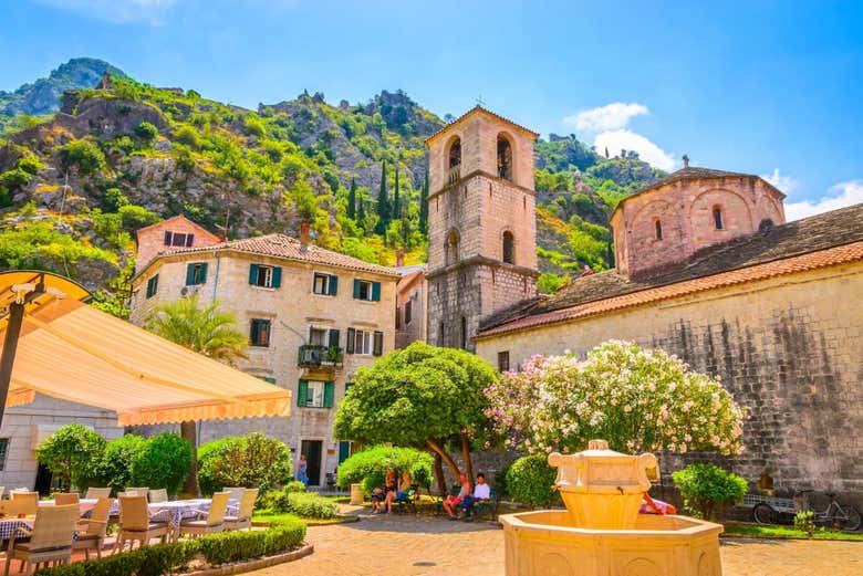 Exploring the picturesque town of Kotor