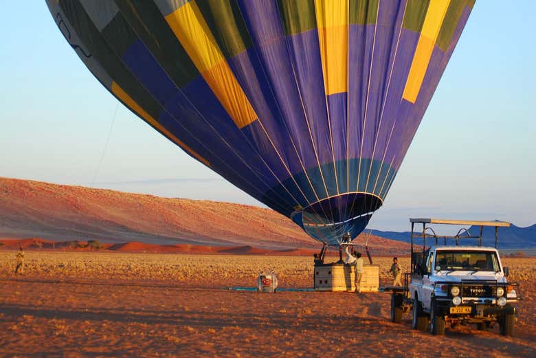 Contemplerete Sossusvlei in tutto il suo splendore