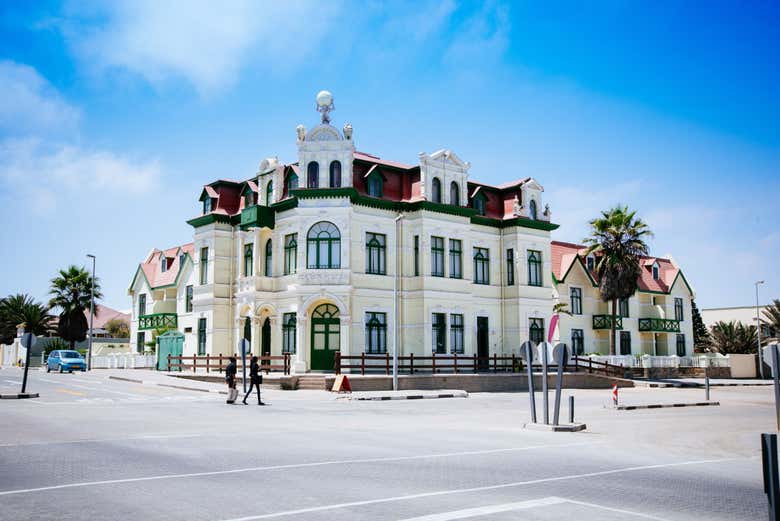 Typical colonial architecture of Swakopmund