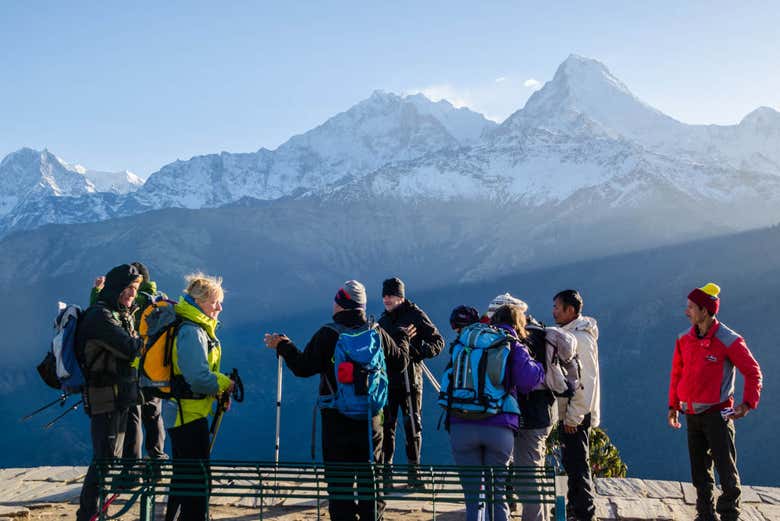 Hiking in Poon Hill