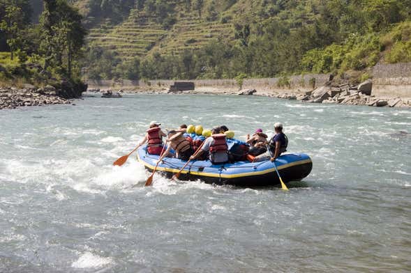 Rafting no rio Trishuli