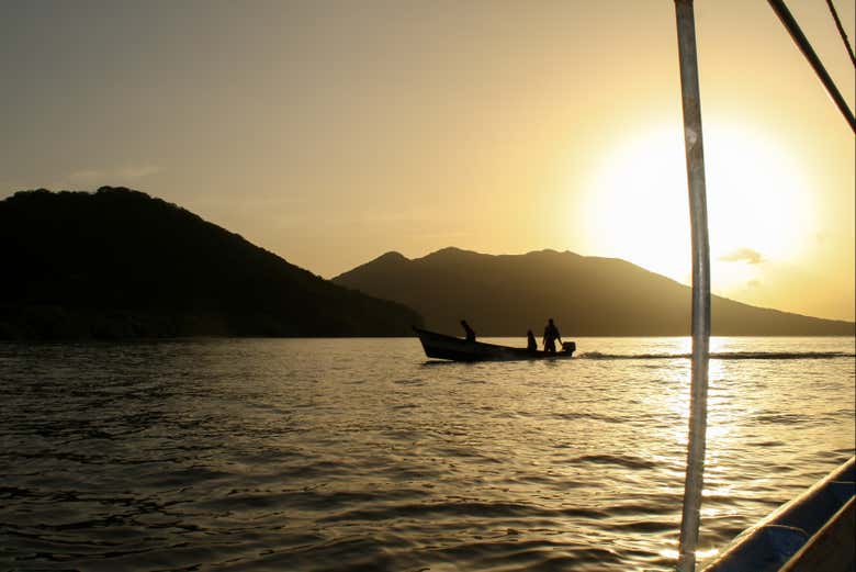 Golfo de Fonseca al atardecer