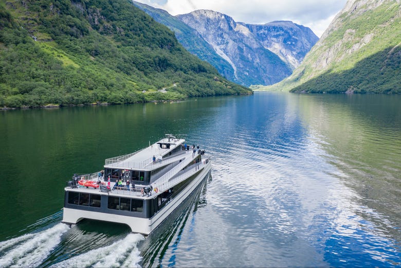 Enjoy a cruise down the Nærøy Fjord