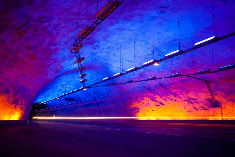 O túnel de Lærdal
