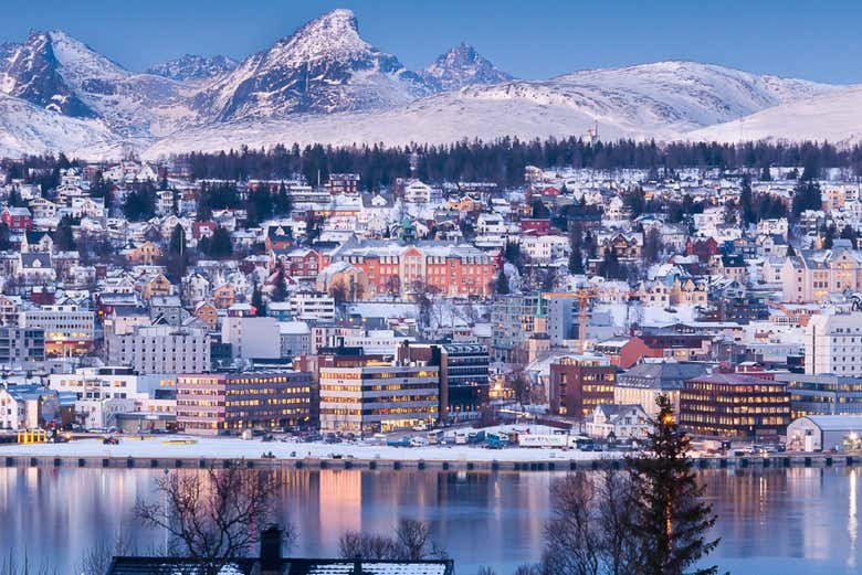 A snowy Tromsø