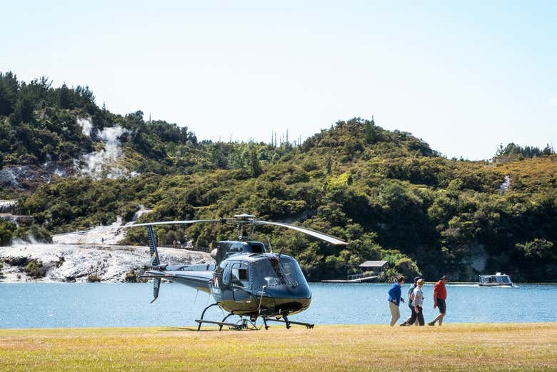 Enjoy a helicopter ride