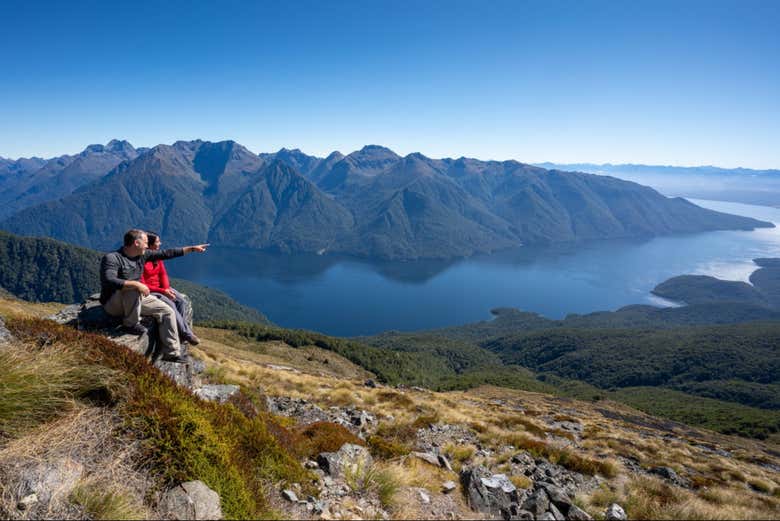 Admire the stunning Lake Te Anau