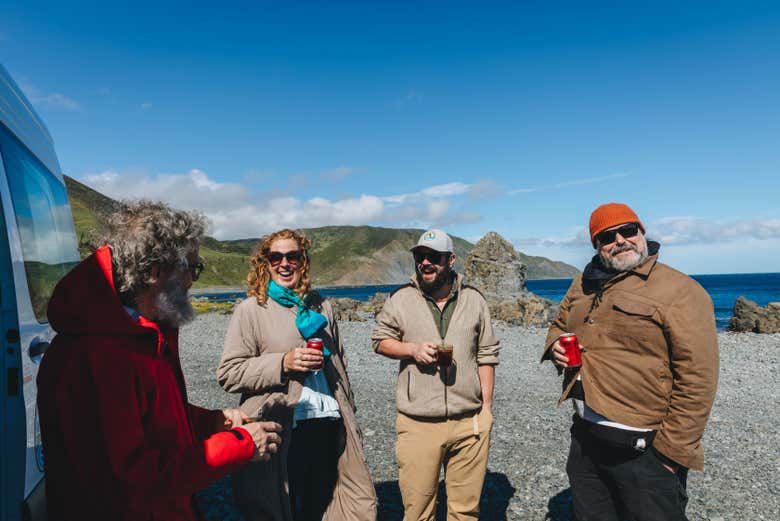 Disfrutando de la naturaleza de Wellington