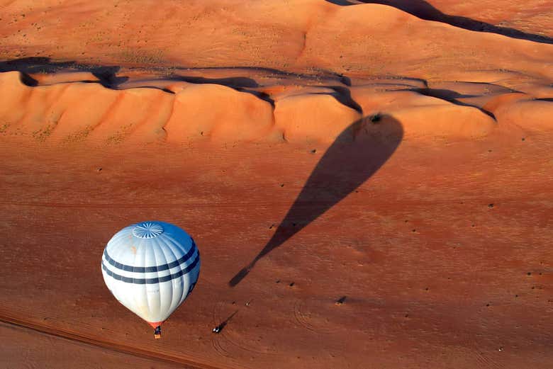 Soar over the desert