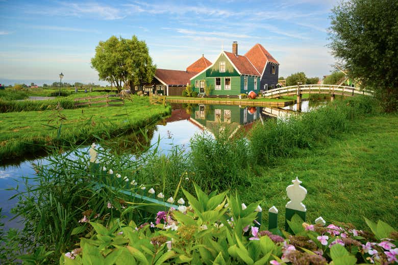 Casette tipiche in legno di Zaanse Schans