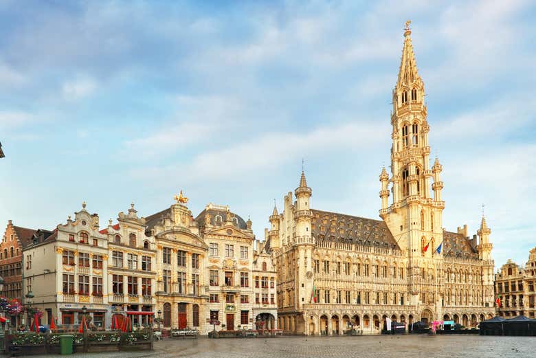 Ayuntamiento de Bruselas en la Grand Place