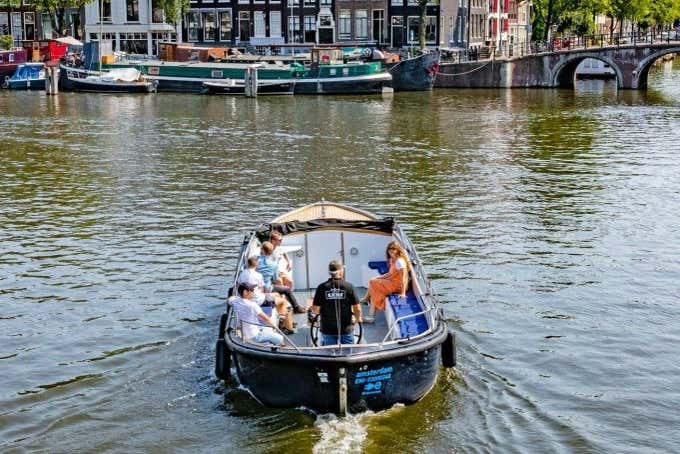 Sail along Amsterdam's canals