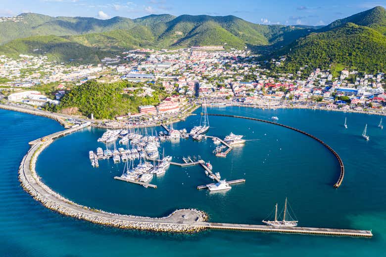 Marigot, en la parte francesa de San Martín