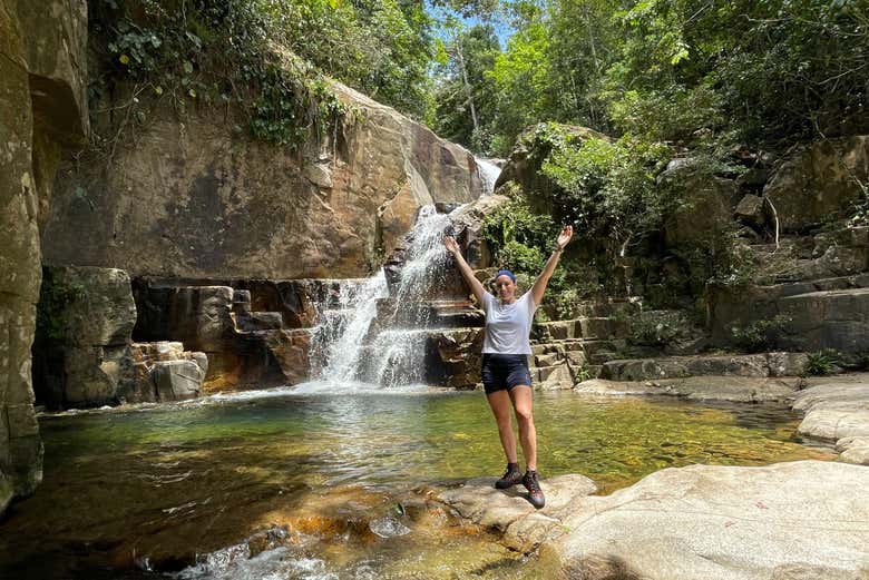 Visitando la cascada El Tigrero