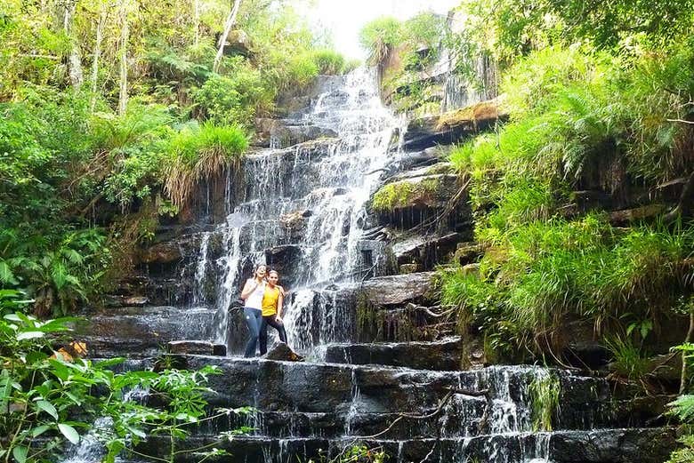 Cascada en el Parque Nacional Ybycui 