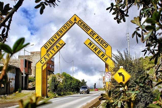 Entering Cerro de Pasco