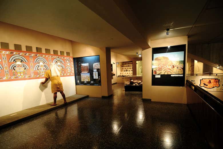 Explore the museum's archaeological exhibits