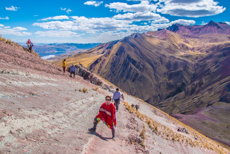 Trekking through the mountain of colors