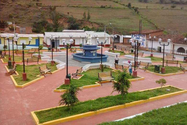 Main plaza in Churubamba