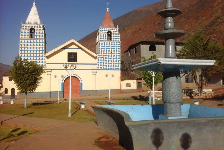 Iglesia de San Sebastián, en Quera