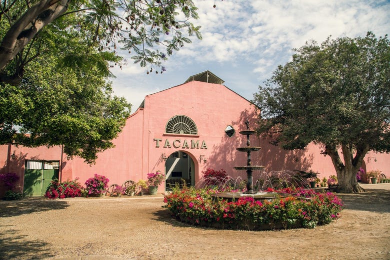 We'll visit the Tacama hacienda and winery