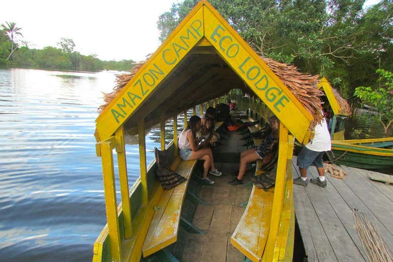 Tudo preparado para a travessia pela bacia amazônica