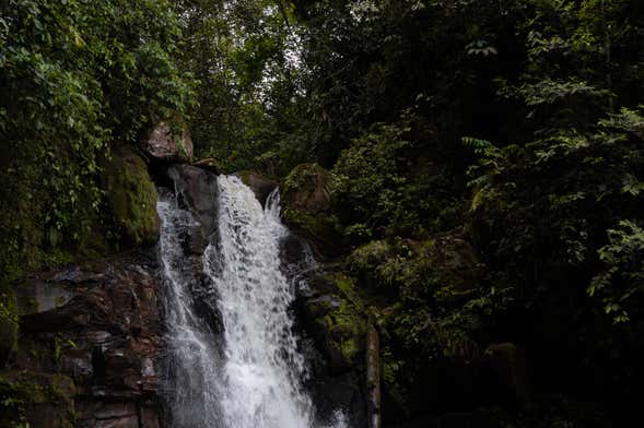 Ruta privada de senderismo por la cascada Aguas Calientes