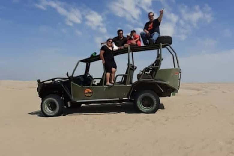 Buggy crossing the California Desert