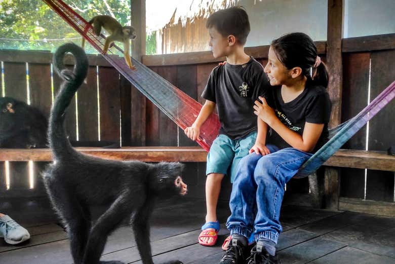 Visitando el centro de rescate Asoconprebiocha