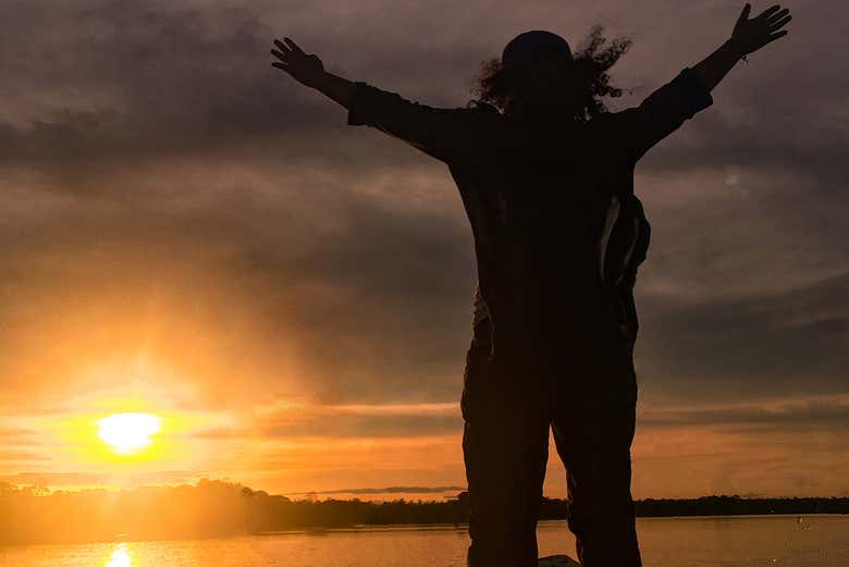 See a magical sunset on the Ucayali River