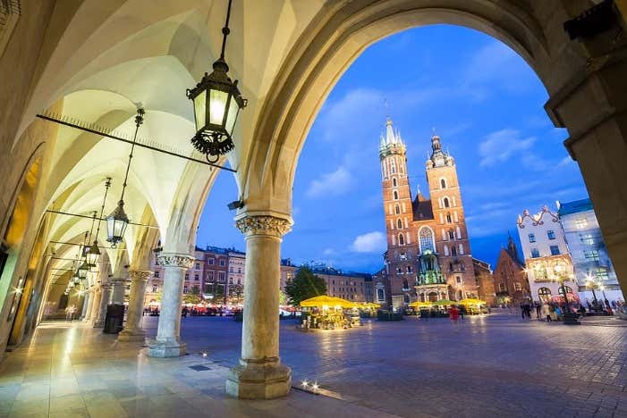 Place du Marché à Cracovie