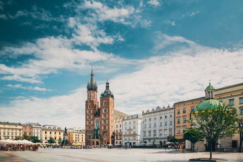 See the Gothic-style St. Mary's Church