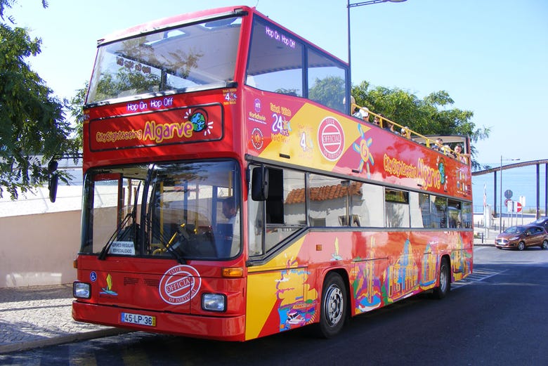 sightseeing tour bus albufeira
