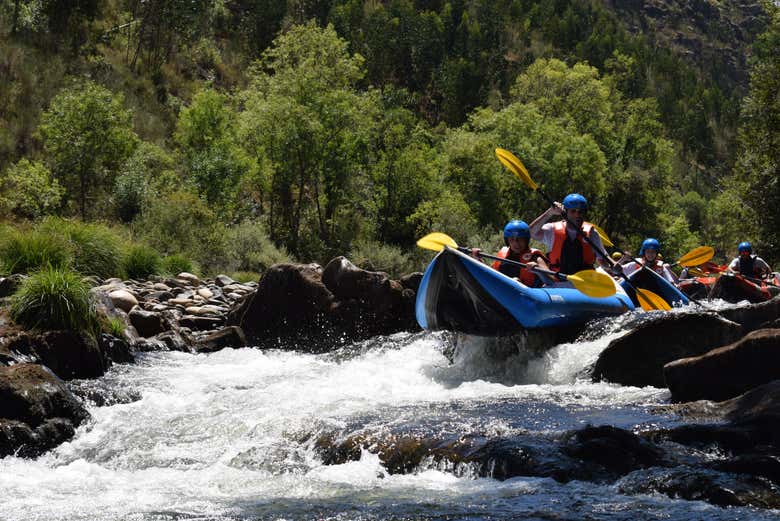 Canoeing on the Paiva River 