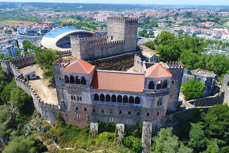 Vista aérea do Castelo de Leiria