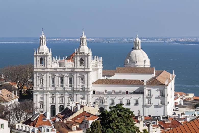 Fachada do mosteiro de São Vicente de Fora